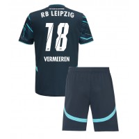 Fotballdrakt Barn RB Leipzig Arthur Vermeeren #18 Tredjedraktsett 2024-25 Kortermet (+ Korte bukser)